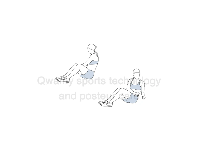 تمرين (Seated Core Rotation)