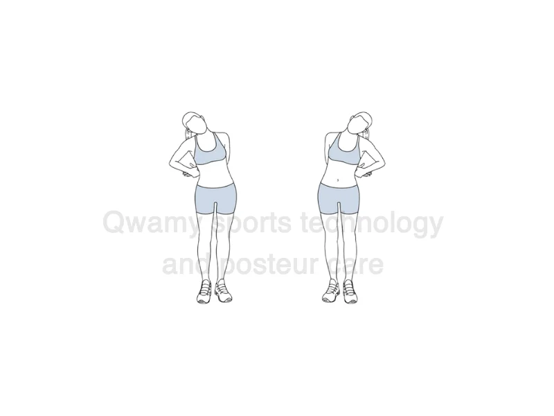 تمرين (إطالة الرقبة الجانبية – Lateral Neck Release)