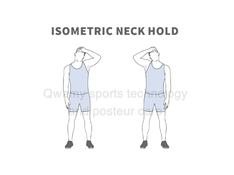 تمرين الضغط الثابت للرقبة