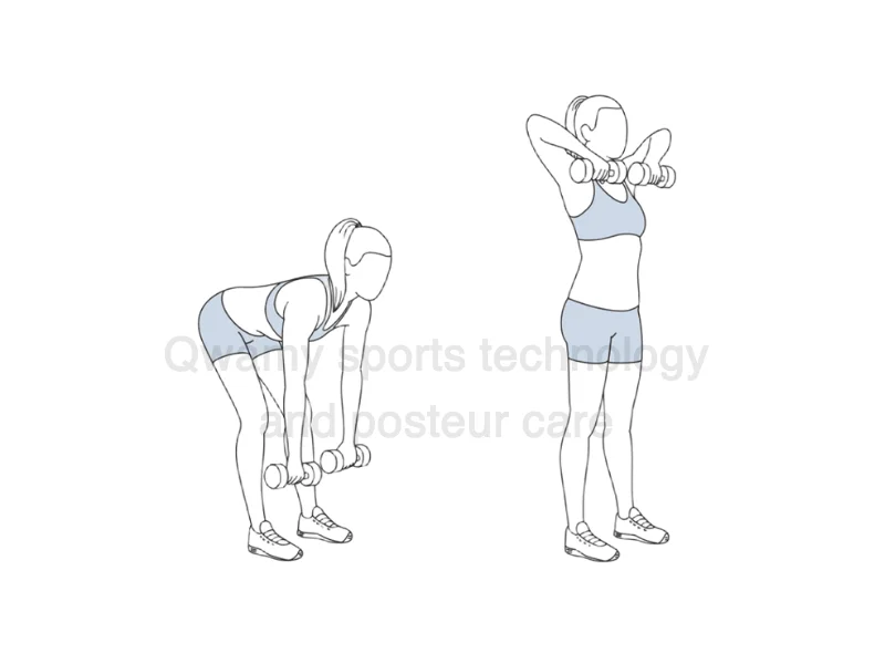 تمرين (الرفع الميت مع السحب العمودي – Deadlift Upright Row)