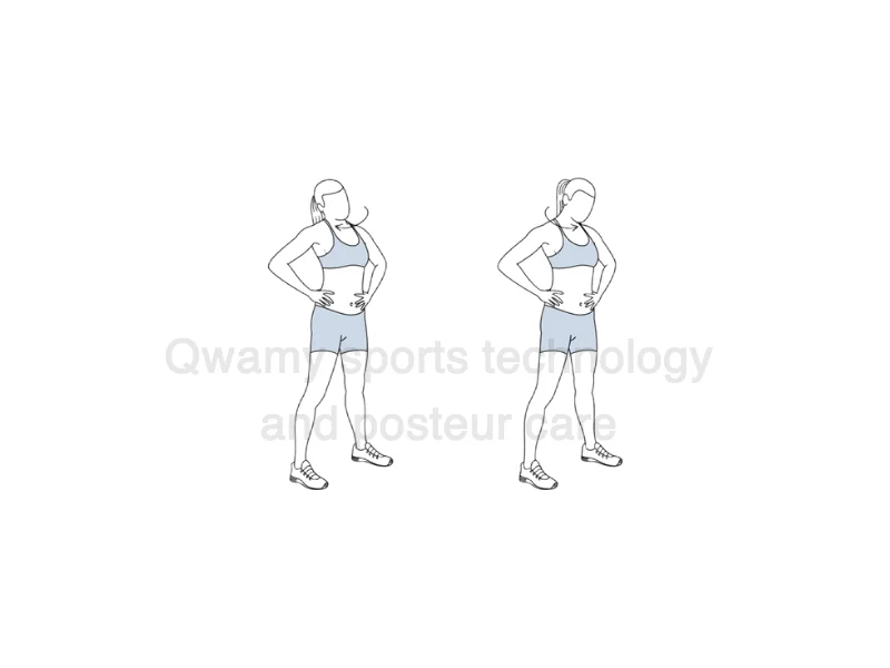 🏋️♂️ تمرين (دوران الرقبة – Cervical Circle Stretch):